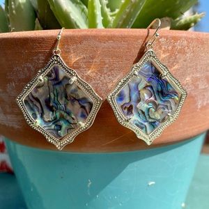 Kendra Scott Kristin Abalone Shell Drop Earrings